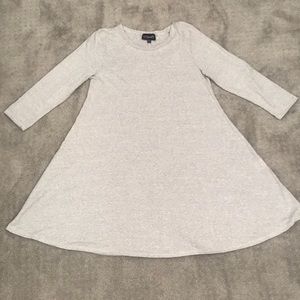 Tan 3/4 sleeve Dress